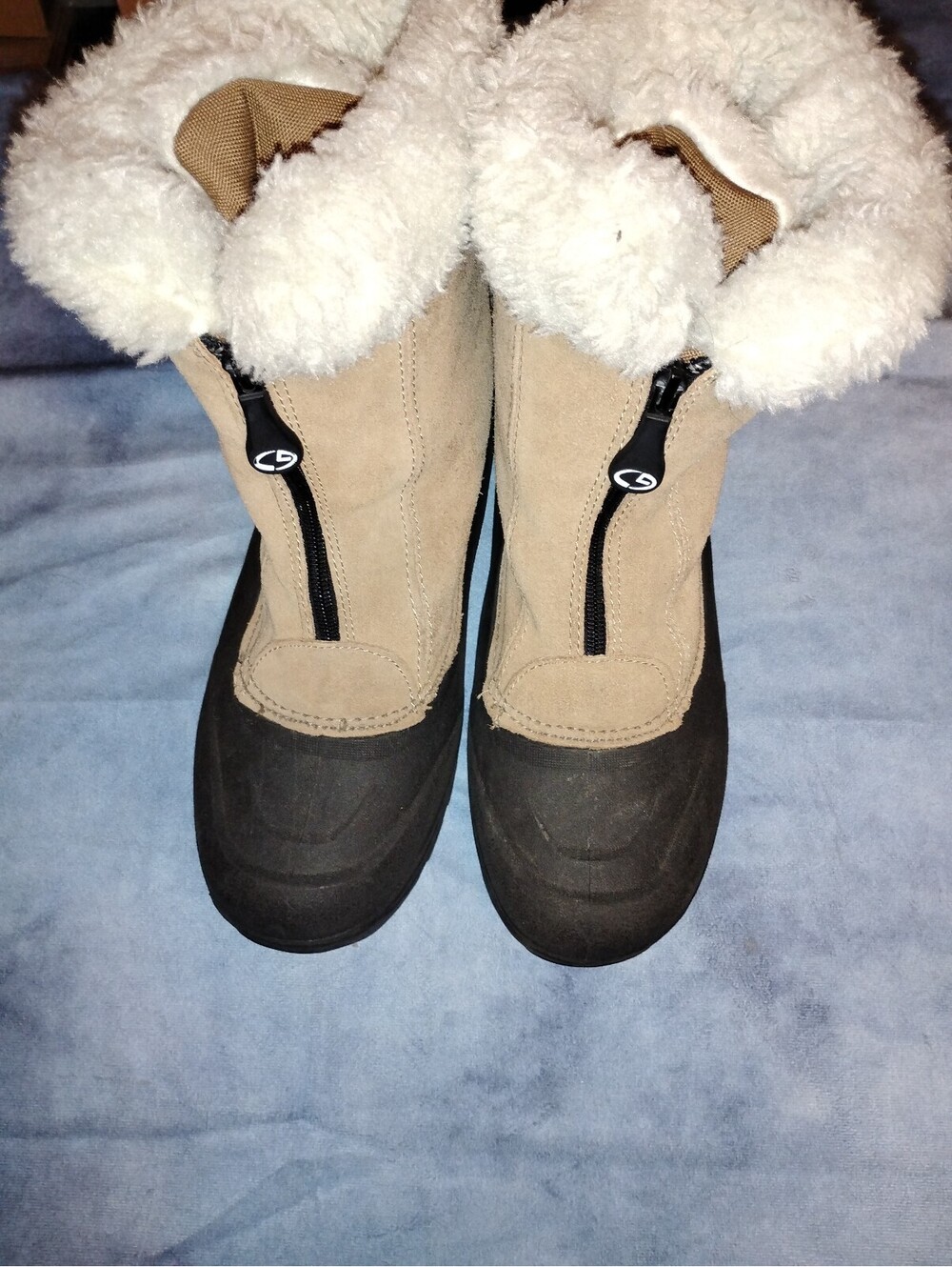Champion Women's Tan Winter Boots with Fur Trim